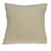 20" x 7" x 20" Beautiful Transitional Tan Pillow Cover With Poly Insert