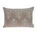 20" x 6" x 14" Traditional Tan Pillow Cover With Poly Insert