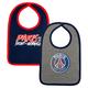 PSG Core Crest 2er-Pack Lätzchen - Blau/Rot - Baby Boy