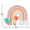 Creative Converting Boho Rainbow Centerpieces, 3 ct in Blue/Orange/Pink | Wayfair DTC360461CNTR