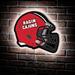 Louisiana Ragin' Cajuns LED Wall Helmet