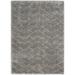 Gray/White 87 x 63 x 1.58 in Area Rug - Latitude Run® Patrice Shag Modern Gray Area Rug Polyester | 87 H x 63 W x 1.58 D in | Wayfair