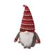 Wind & Weather Christmas Gnome On Skis w/ Knitted Hat & Fuzzy Sweater Wood in Brown | 25 H x 14.5 W x 11 D in | Wayfair HD2311