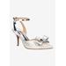 Wide Width Women's Shanaya Pump by J. Renee in Silver (Size 8 W)