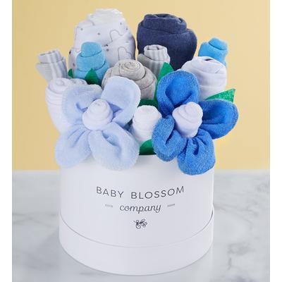 1-800-Flowers Everyday Gift Delivery Baby Blossom Hat Box Gift Set - Blue | Happiness Delivered To Their Door