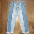 American Eagle Outfitters Jeans | American Eagle Vintage Hi Rise 2 Toned Jeans | Color: Blue | Size: 6
