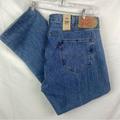 Levi's Jeans | Levi's Men's 501 Original Straight Non-Stretch Jeans Medium Stonewash 42 X30 | Color: Blue | Size: 42