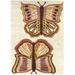 83.86 x 62.99 x 1.3 in Rug - Balta Rugs Sofia Butterfly Shag Area Rug | 83.86 H x 62.99 W x 1.3 D in | Wayfair 62637562.160213.8