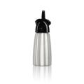 Isi North America Easy Whip Plus Mini Cream Whipper, 1/2 Pint, Stainless Steel/White in Black | 3 H x 4 W x 10 D in | Wayfair 135001