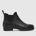 schuh arti short welly boots in black