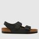 BIRKENSTOCK milano sandals in black