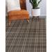 Brown 84 x 60 x 0.08 in Area Rug - Gracie Oaks Nadiya Plaid Machine Woven Polyester Area Rug in Polyester | 84 H x 60 W x 0.08 D in | Wayfair