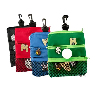 Petits sacs portables pour balles de golf 1 pièce support poudres en maille stockage pour