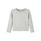 NAME IT Mädchen Nkfvicti Knit Noos Pullover, Grey Melange, 146 EU