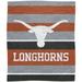 Texas Longhorns 50'' x 60'' Stripe Flannel Fleece Blanket