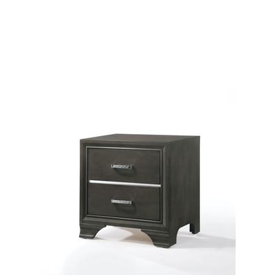 Nightstand by Acme in Gray