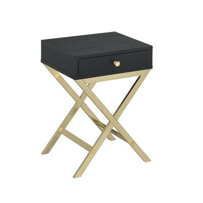 Accent Table by Acme in Black Brass