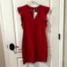 Anthropologie Dresses | Anthropologie’s Yoana Baraschi Red True Love Ruffle Dress Nwt | Color: Red | Size: 6