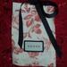 Gucci Bags | Gucci- Floral Linen Mini Dust Bag Pouch | Color: Cream/Red | Size: Os