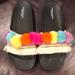 American Eagle Outfitters Shoes | American Eagle Outfitters Slides Nwot | Color: Pink/Purple | Size: 8