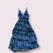 Free People Dresses | Free People Monarch Maxi By Free People Size M Blue Nwt | Color: Black/Blue | Size: M