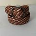 American Eagle Outfitters Accessories | American Eagle Outfitters S/M Braided Brown Metallic Leather Bohemian Belt | Color: Brown/Gold | Size: S/M