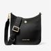 Michael Kors Bags | Michael Kors Briley Small Pebbled Leather Messenger Bag - Blace | Color: Black | Size: Os