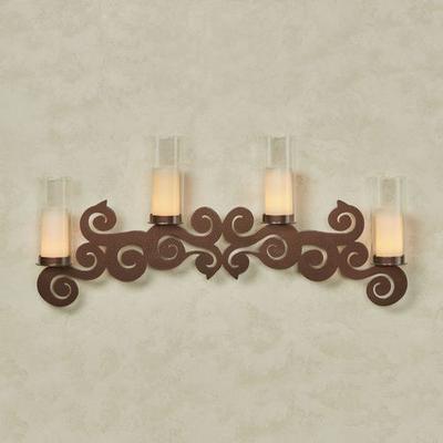 Saint Thomas Wall Sconce Candelabra , Antique Copper