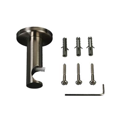 Gardinenstangenhalter LIEDECO, silber (edelstahlfarben), Ø:20cm, Gardinenstangenhalterungen Image