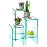 Blumentisch PAROLI, transparent (transparent, transparent, transparent), B:25cm H:56cm T:25cm, Tische