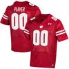 Men's Under Armour Red Wisconsin Badgers Pick-A-Player NIL Replica Football Jersey