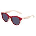 Mexx Eyes 5240 Kinder-Sonnenbrille Vollrand Rund Kunststoff-Gestell, rot