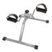 Under-Desk Stationary Bike - Indoor Below-Desk Exercise Pedal Fitness Machine for Physical Therapy by Wakeman (Black and Gray)