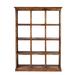 Forest Designs 48" W Cube Bookcase Wood in Brown | 48 H x 84 W x 17 D in | Wayfair 7035-TC