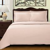 Trule Batts Egyptian-Quality Cotton 400 Thread Count Solid Luxury Duvet Cover Set w/ Pillow Shams in Pink/Yellow | Twin | Wayfair