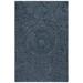 White 60 x 36 x 0.51 in Indoor Area Rug - Dakota Fields Anothony Oriental Hand Tufted Wool/Area Rug in Dark Gray Cotton/Wool | Wayfair