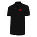 Men's Antigua Black Buffalo Bills Team Logo Throwback Tribute Polo