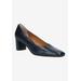 Wide Width Women's Olivienne Pumps by J. Renee in Navy (Size 9 1/2 W)