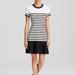 Kate Spade Dresses | Kate Spade Black Stripe Scuba Knit Dress | Color: Black/Cream | Size: M