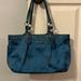 Coach Bags | Blue Coach Bag | Color: Blue | Size: 14inw X 8.5in H