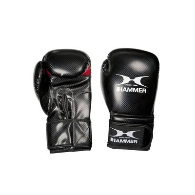 Boxhandschuhe HAMMER "X-Shock" Gr. 3 12 oz, schwarz (schwarz, rot) Boxhandschuhe