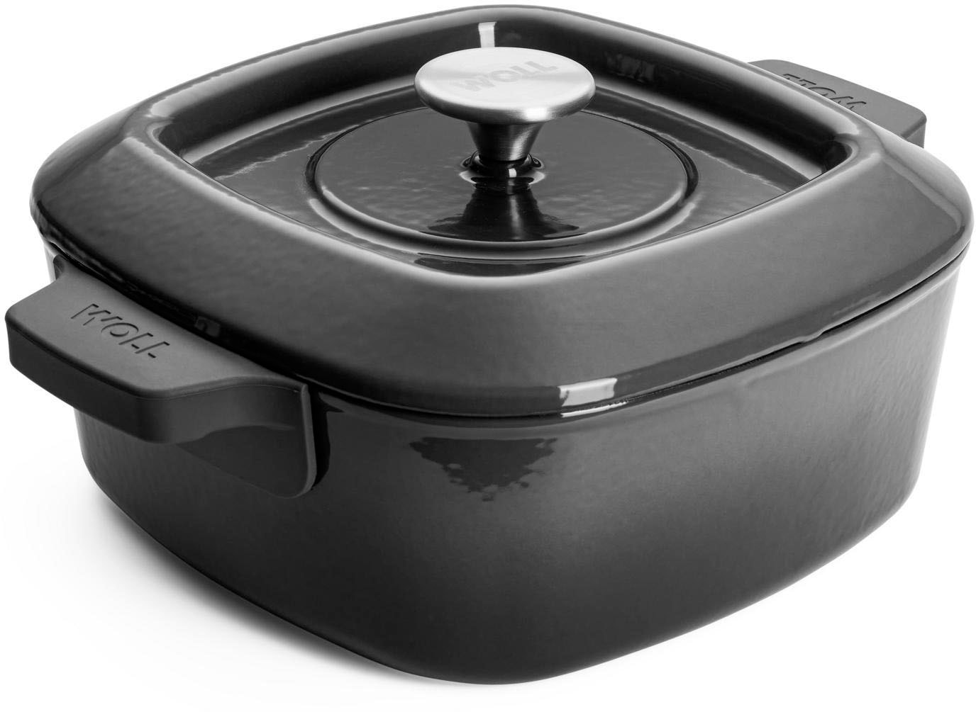 Kasserolle WOLL "Iron", grau, B:24cm H:9,5cm L:24cm, Töpfe, Kasserolle, 24x24 cm, Induktion Image