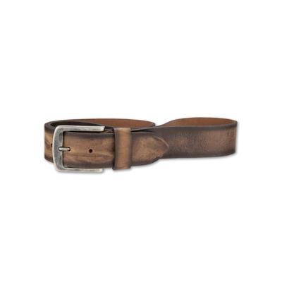 Ledergürtel BERND GÖTZ, Damen, Gr. 85, braun, Leder, unifarben, casual,modisch, Gürtel, mit silberfarbener Schließe Image