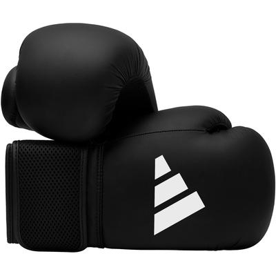 Boxhandschuhe ADIDAS PERFORMANCE "Hybrid 25" Gr. 6, schwarz, Boxhandschuhe, 6 6 oz, Obermaterial: 100% Kunstleder