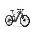 Moma Bikes Elektrische Fahrrad EMTB 27,5", Full Suspension, Vollfederung, SHIMANO 24 Gänge & hydraulische Scheibenbremsen, Integrierter Akku Ion Lithium 48V 13Ah