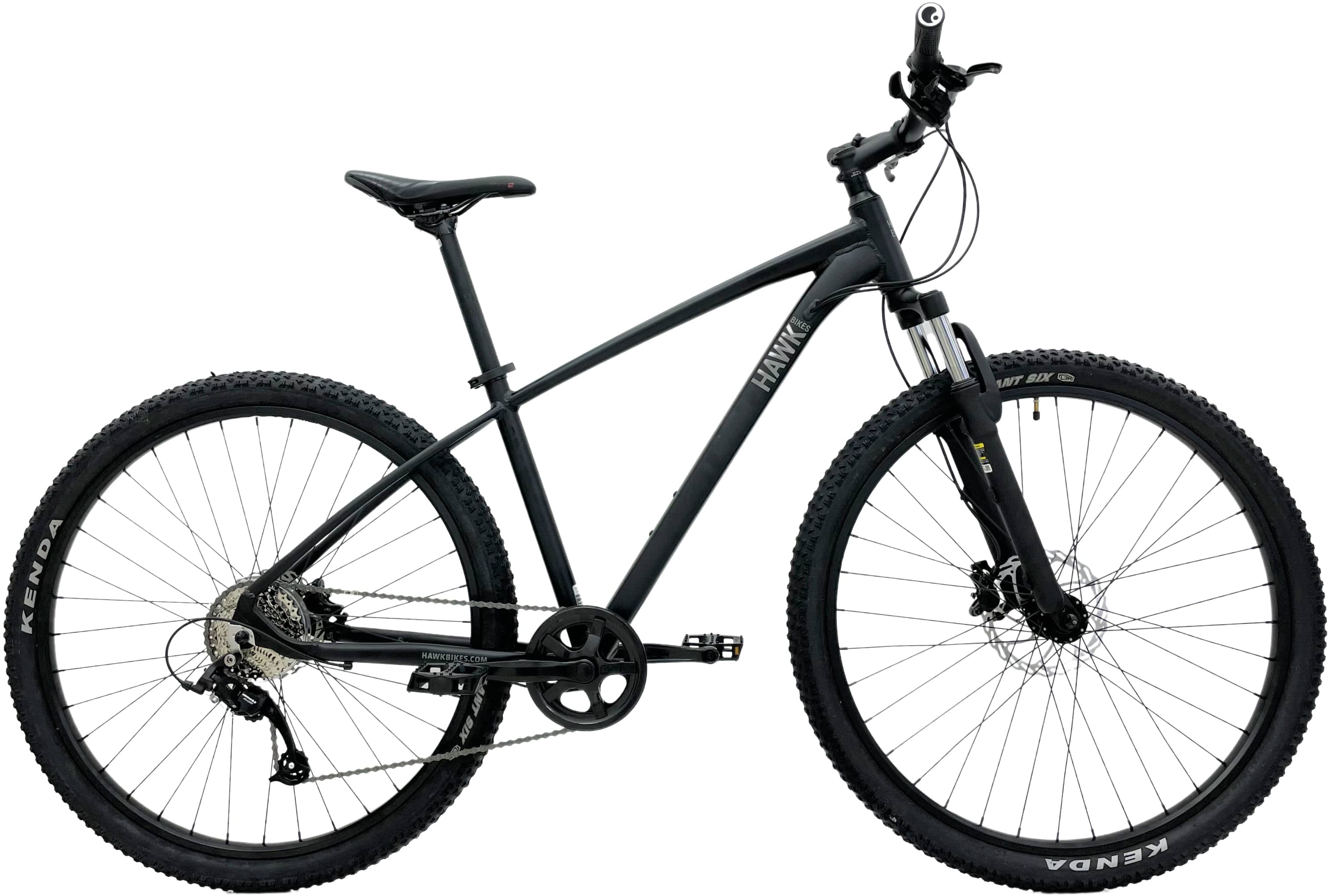 Mountainbike HAWK BIKES "Trail One" Gr. 43, schwarz, Fahrräder, 43cm, 29 Zoll (73,66cm), für Damen und Herren, Kettenschaltung Image