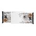 Halloween Boo Spider Web Printed Table Runner - 13" x 72"