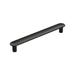 Concentric 5-1/16 in (128 mm) Center-to-Center Matte Black Cabinet Pull - 5.063