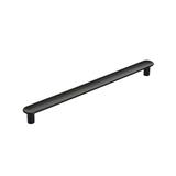 Concentric 7-9/16 in (192 mm) Center-to-Center Matte Black Cabinet Pull - 7.563