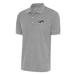 Men's Antigua Heather Gray Cincinnati Bengals Team Logo Throwback Affluent Polo